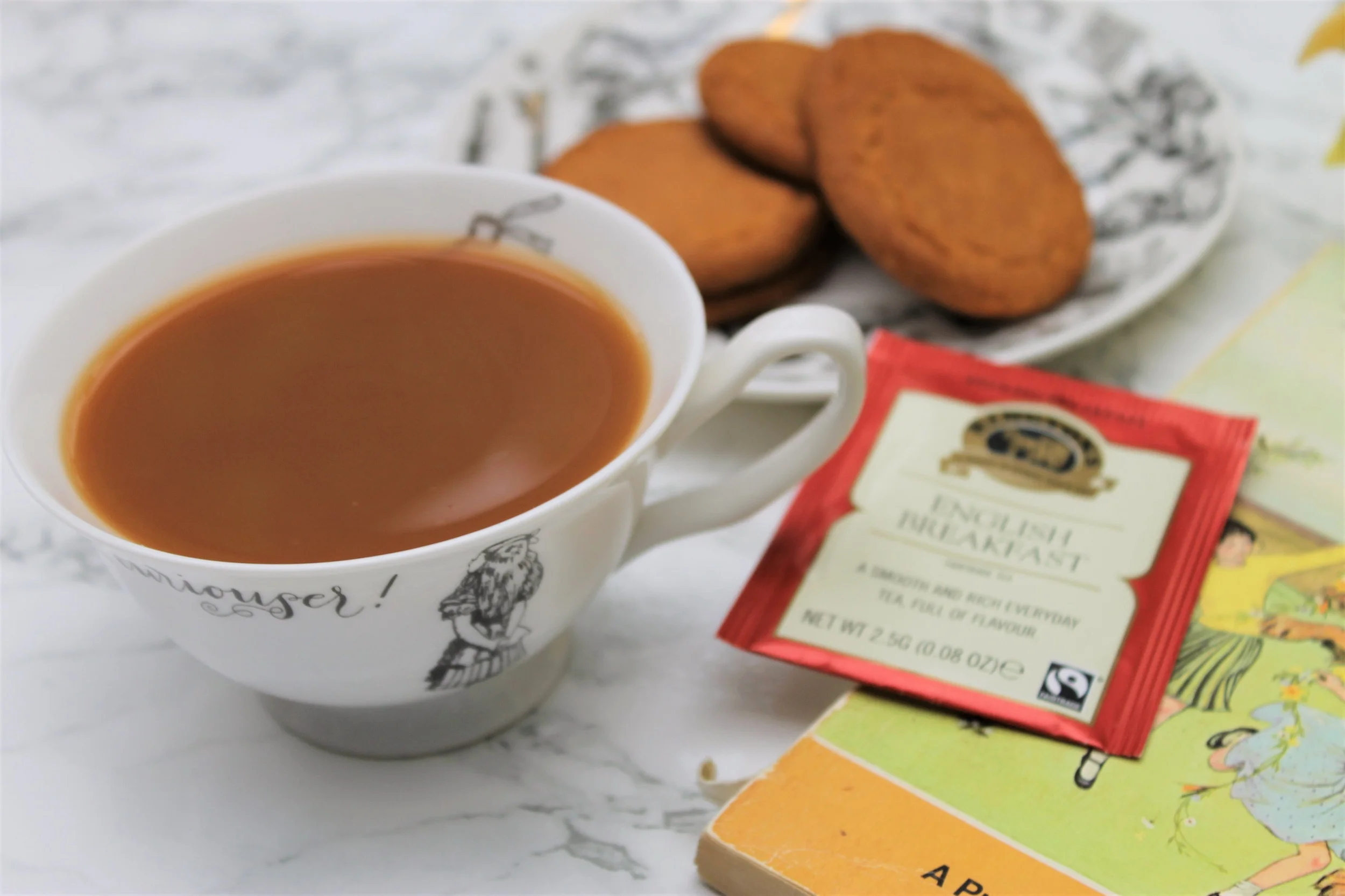ringtons english breakfast tea in teacup