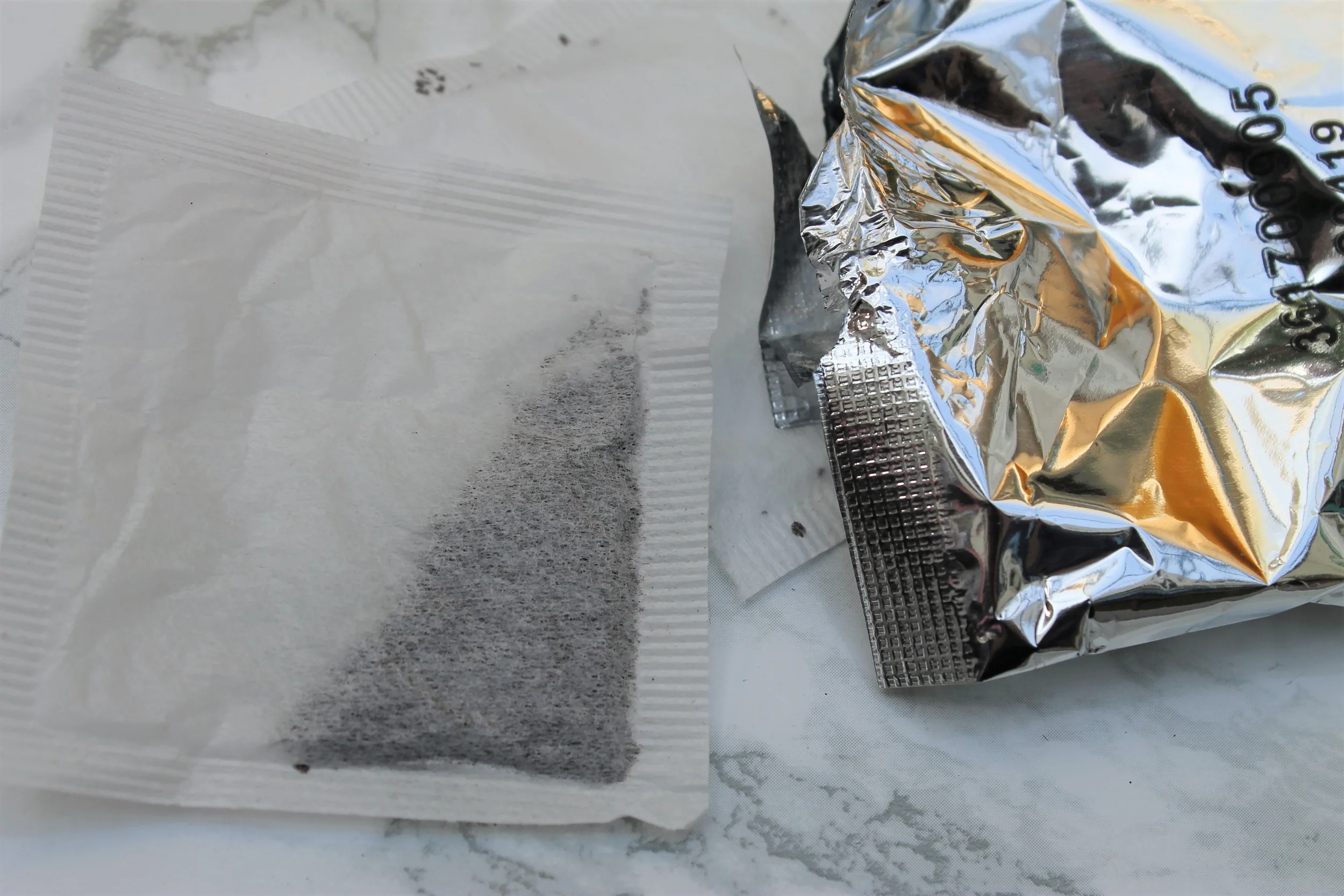 white tea bags from Tesco