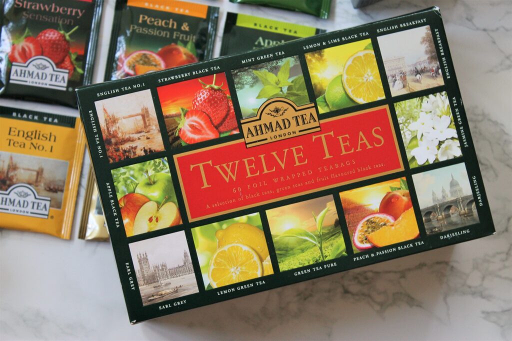 Ahmad Twelve Teas Box Review Izzy’s Corner Tea Reviews at IW