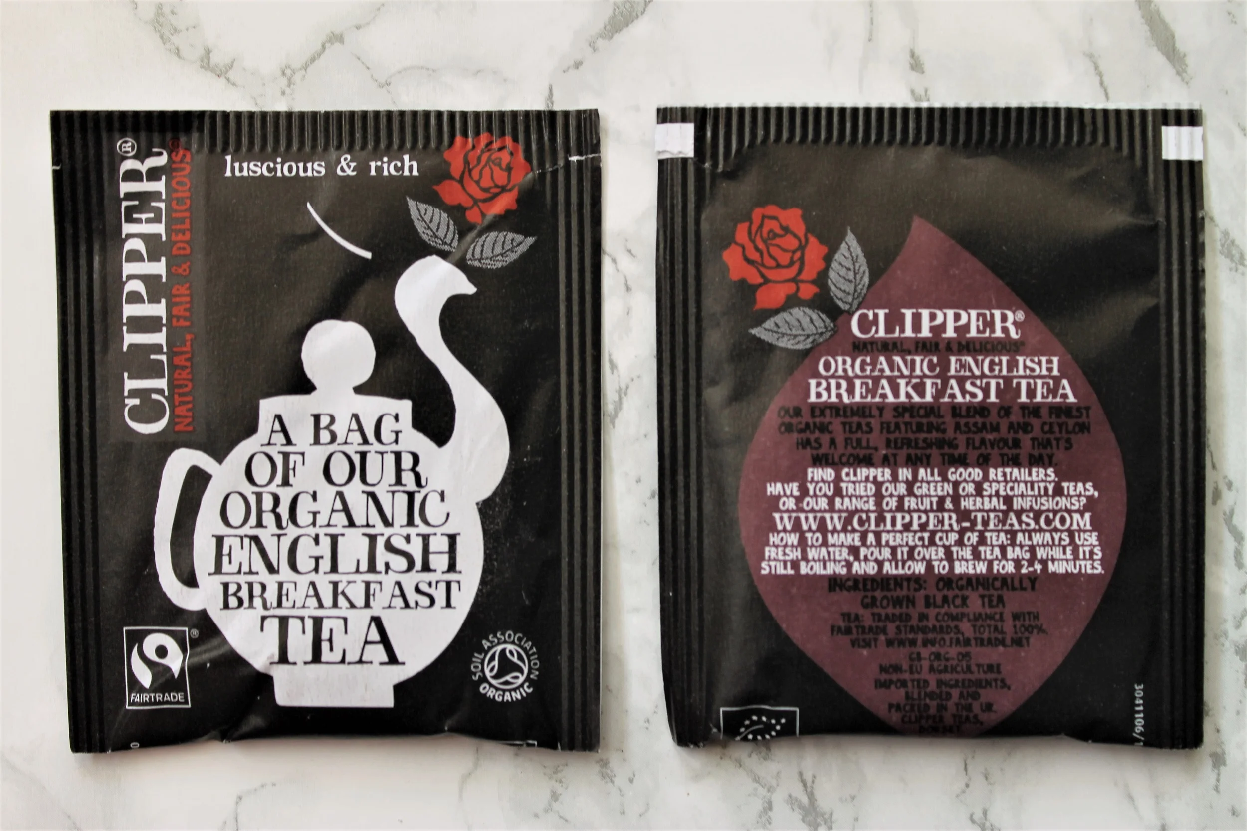 clipper english breakfast teabags