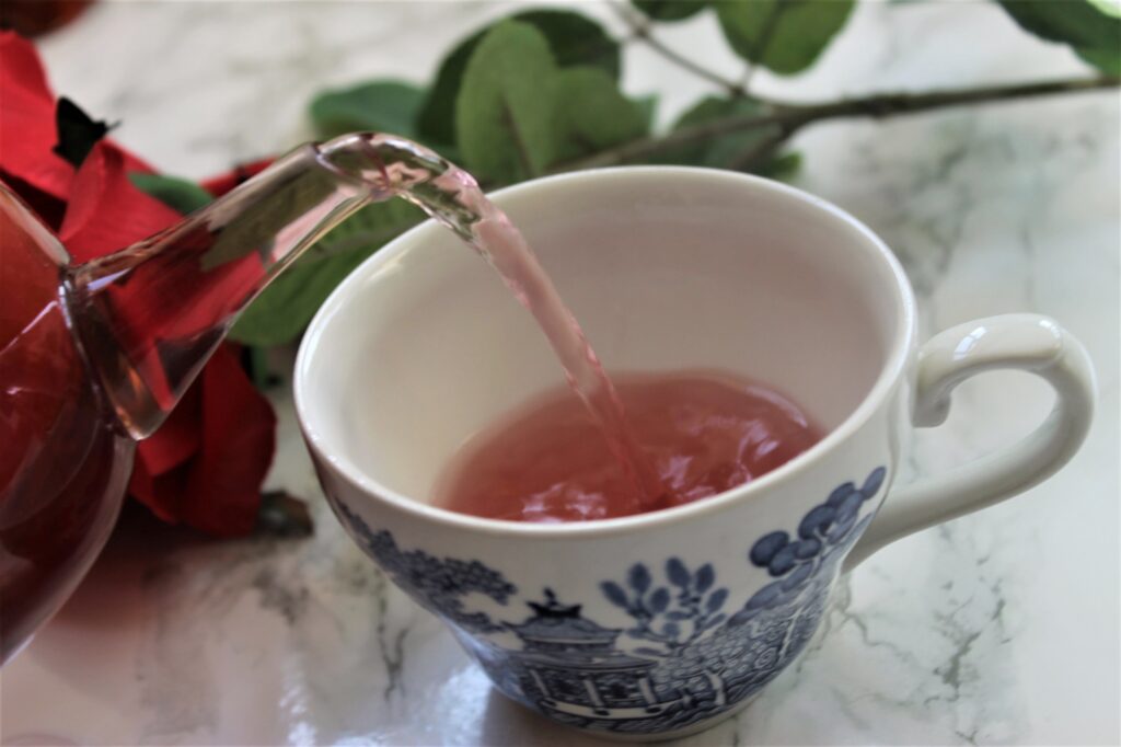 glass teapot spout