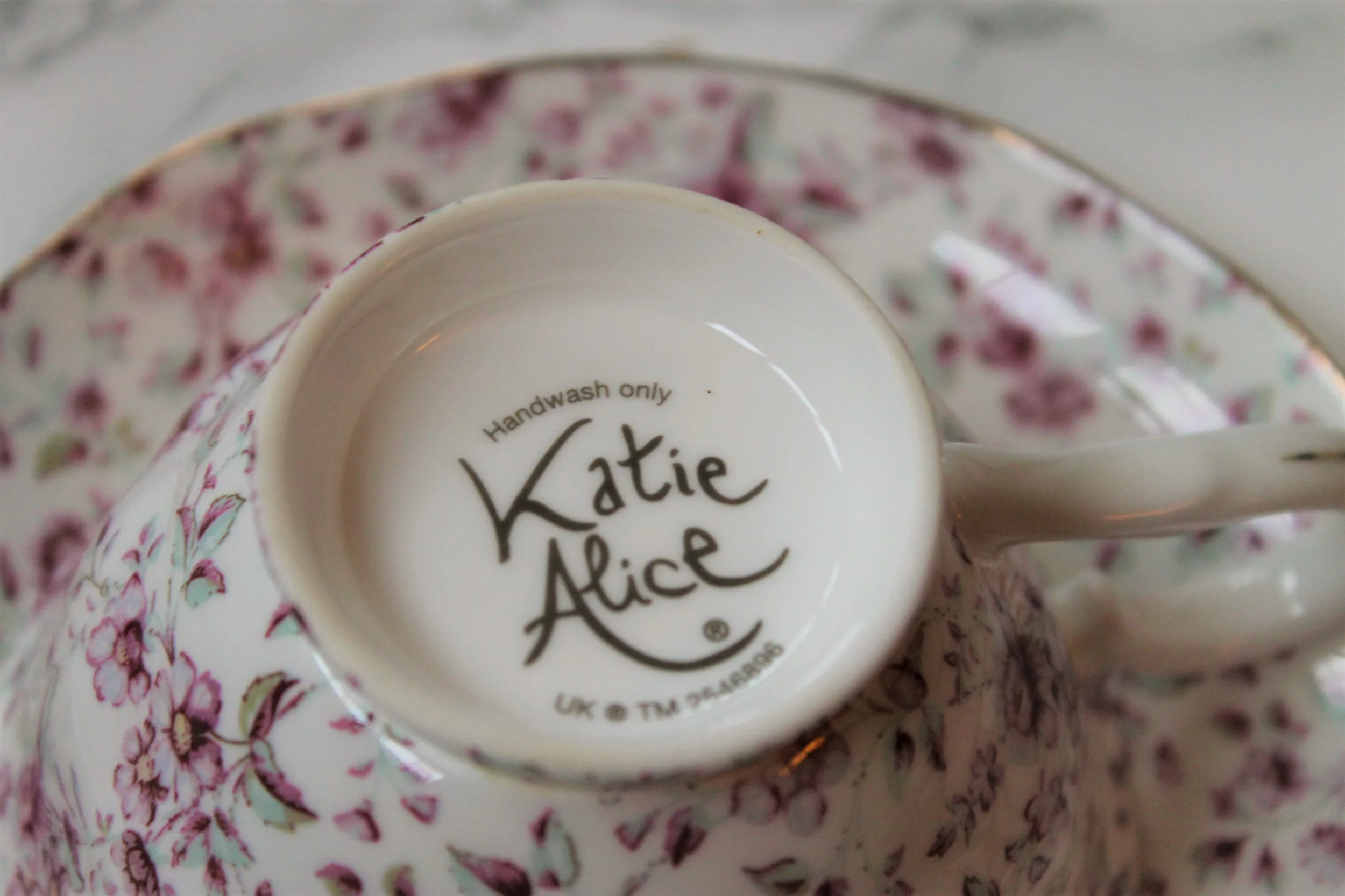 katie alice pink teaware
