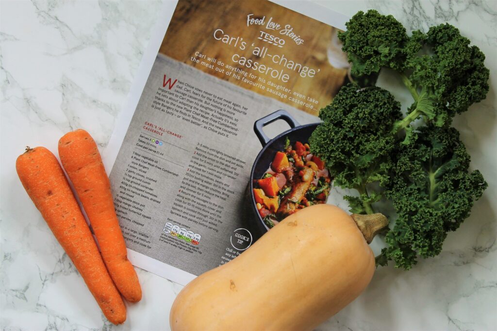 carrot kale squash sausage casserolecarrot kale squash sausage casserole