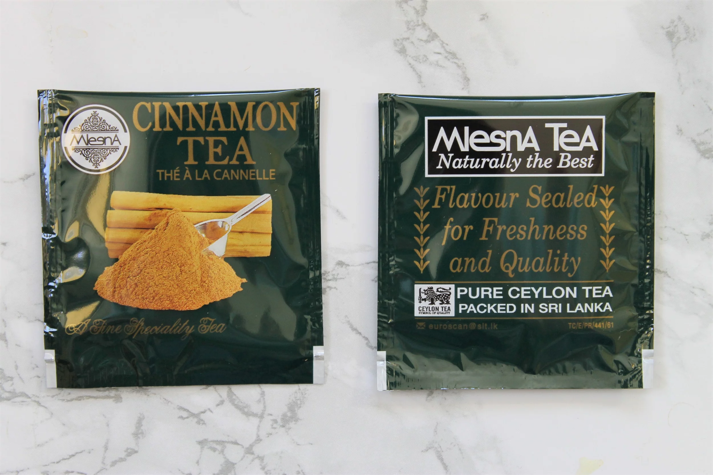 mlesna cinnamon teabag wrappers
