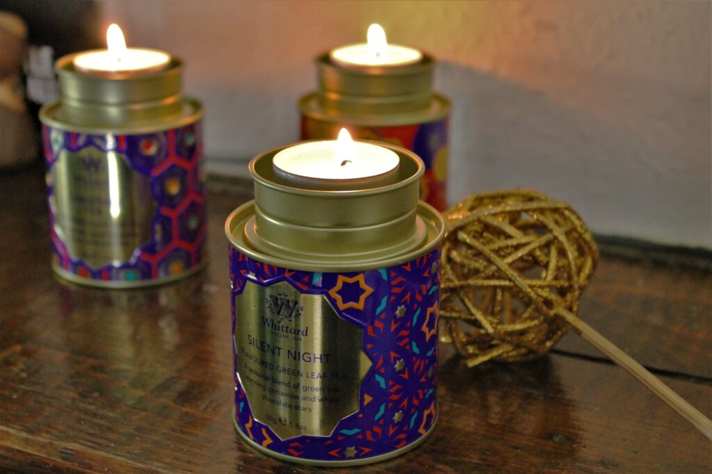 tea caddy tea lights