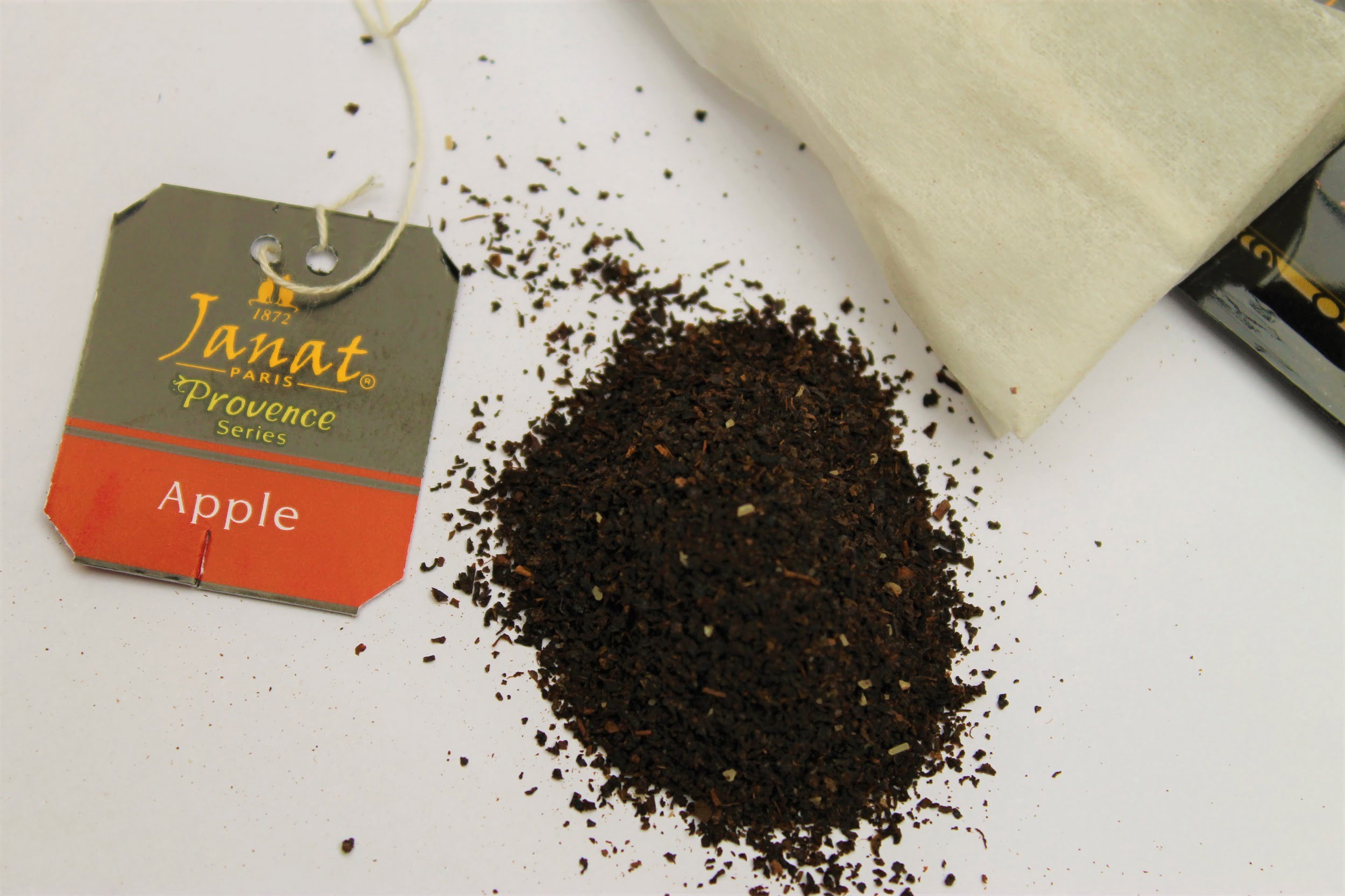 black tea with apple flavouring