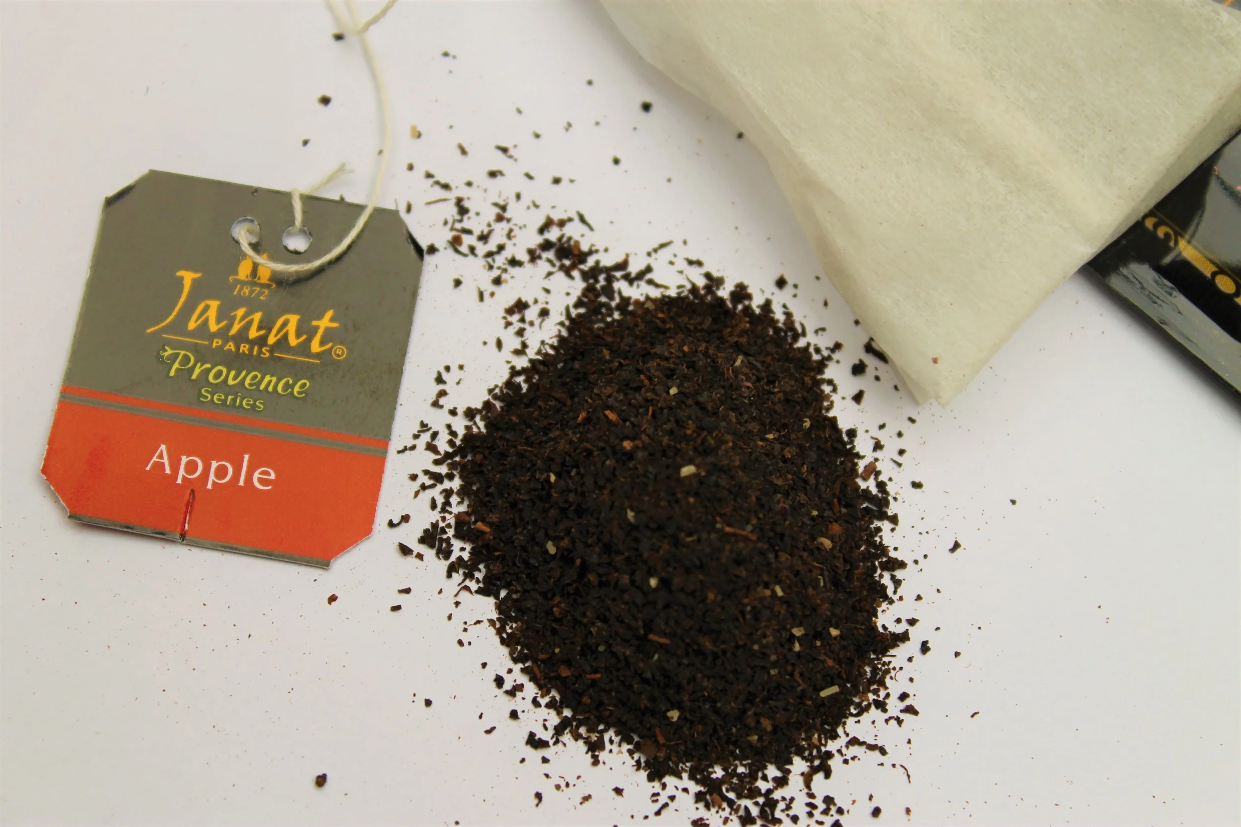 black tea with apple flavouring