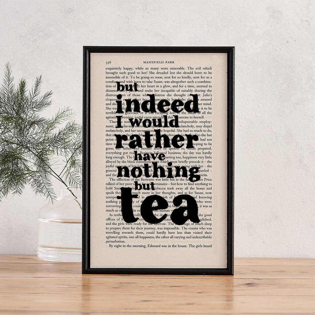 Tea-Themed Art Print