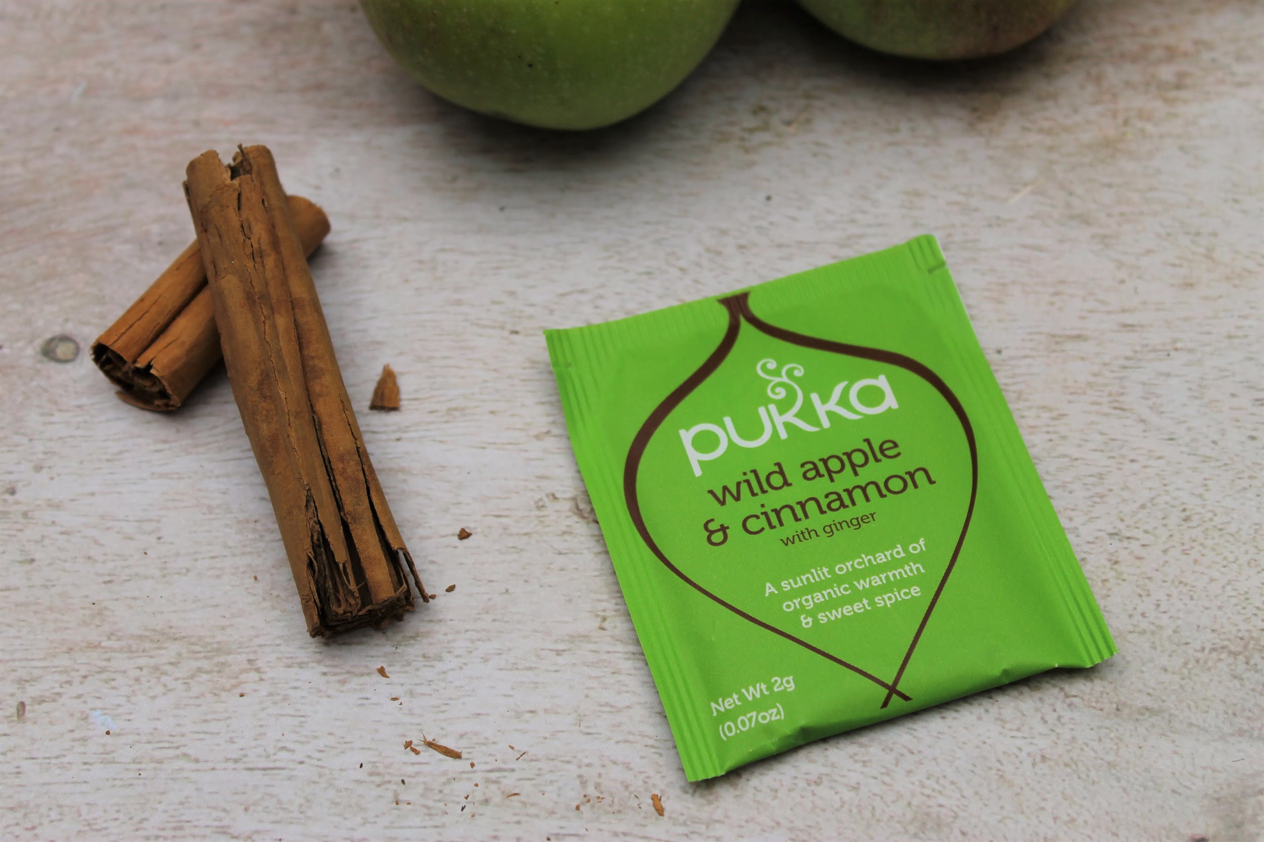 pukka wild apple cinnamon ginger teabags