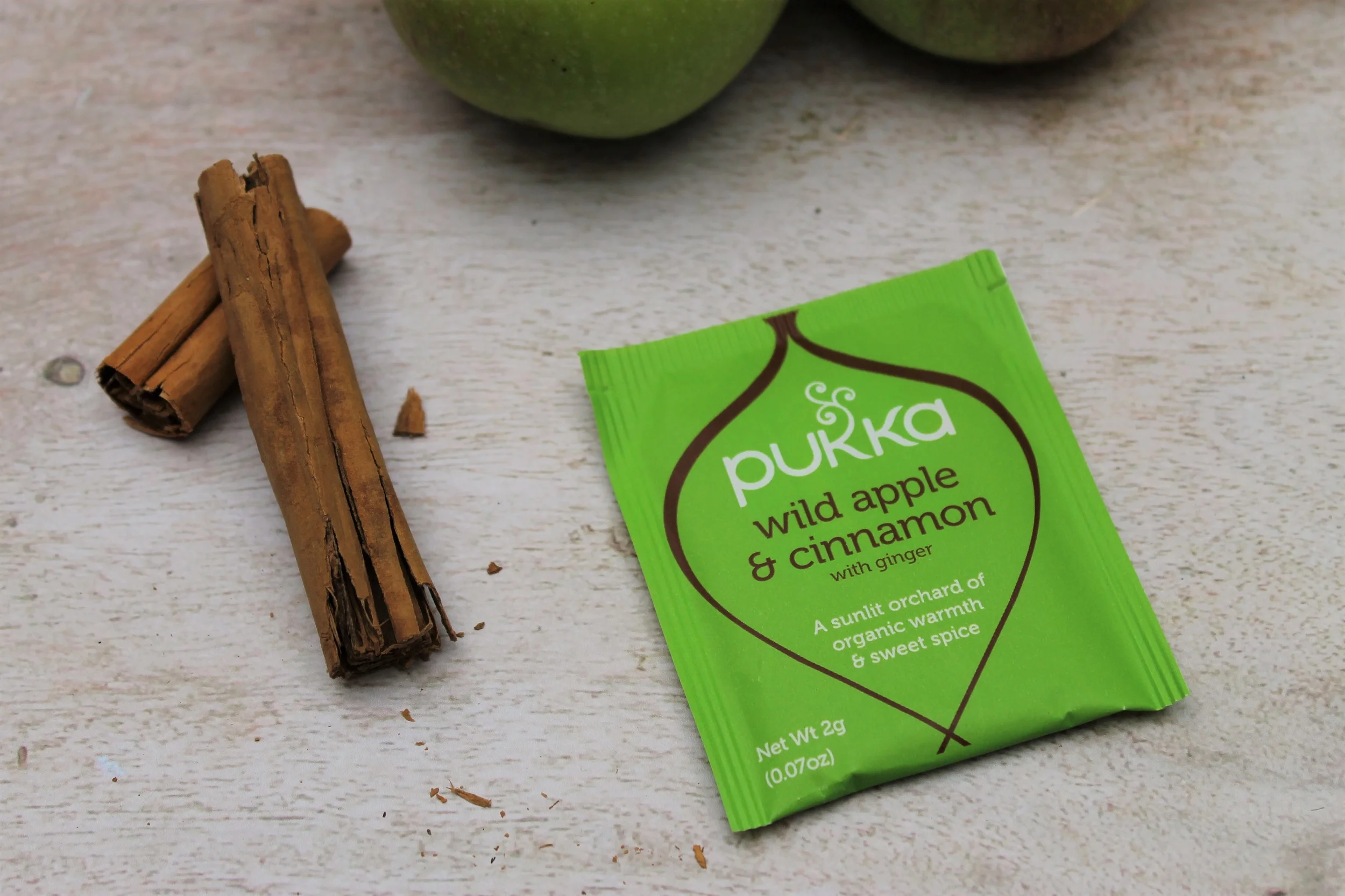 pukka wild apple cinnamon ginger teabags