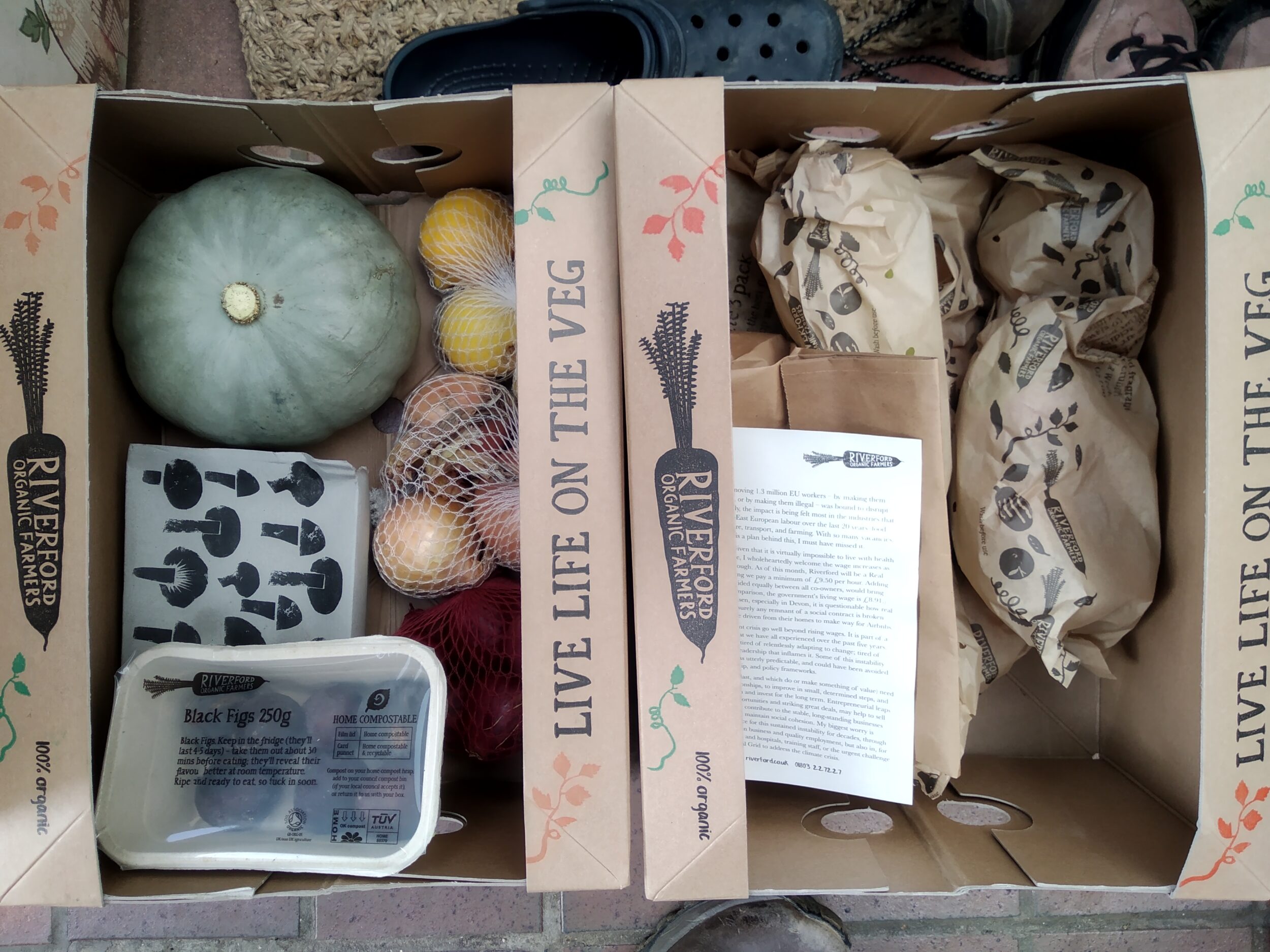 riverford organic veg box