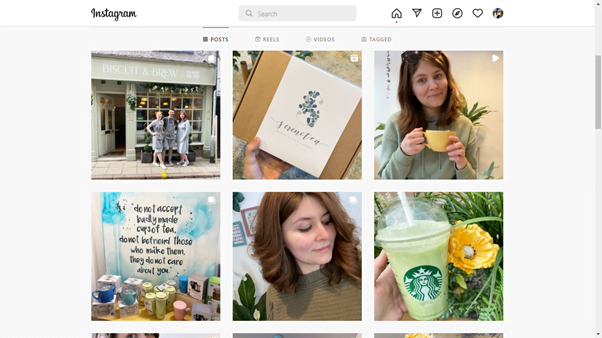 great tea-themed Instagram account