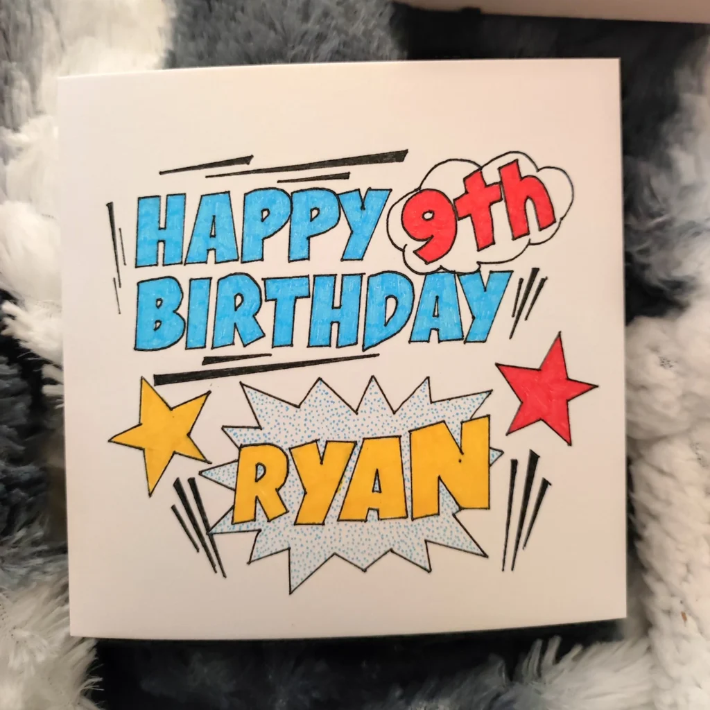 handmade birthday card