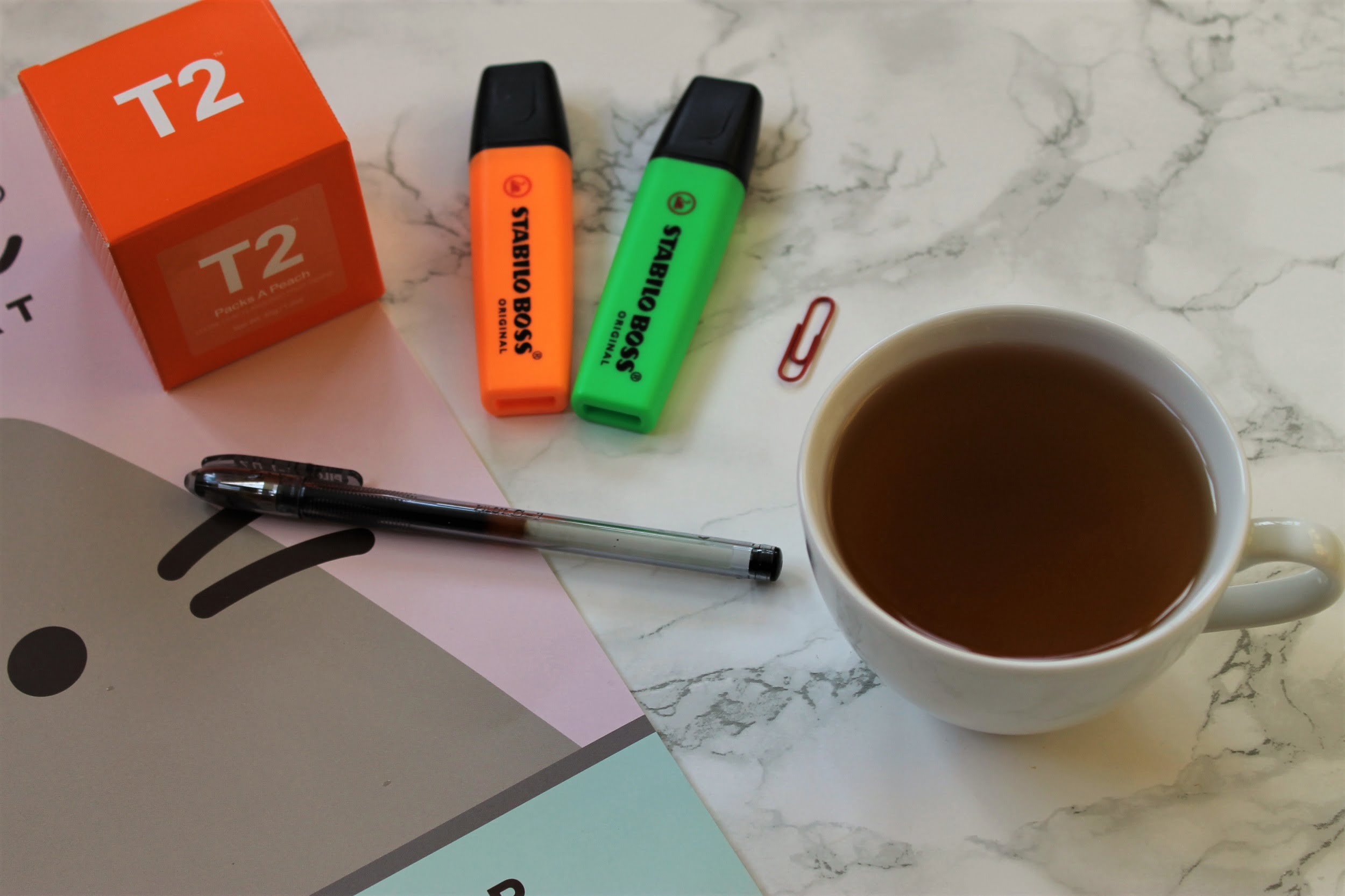 packs a peach loose leaf tea