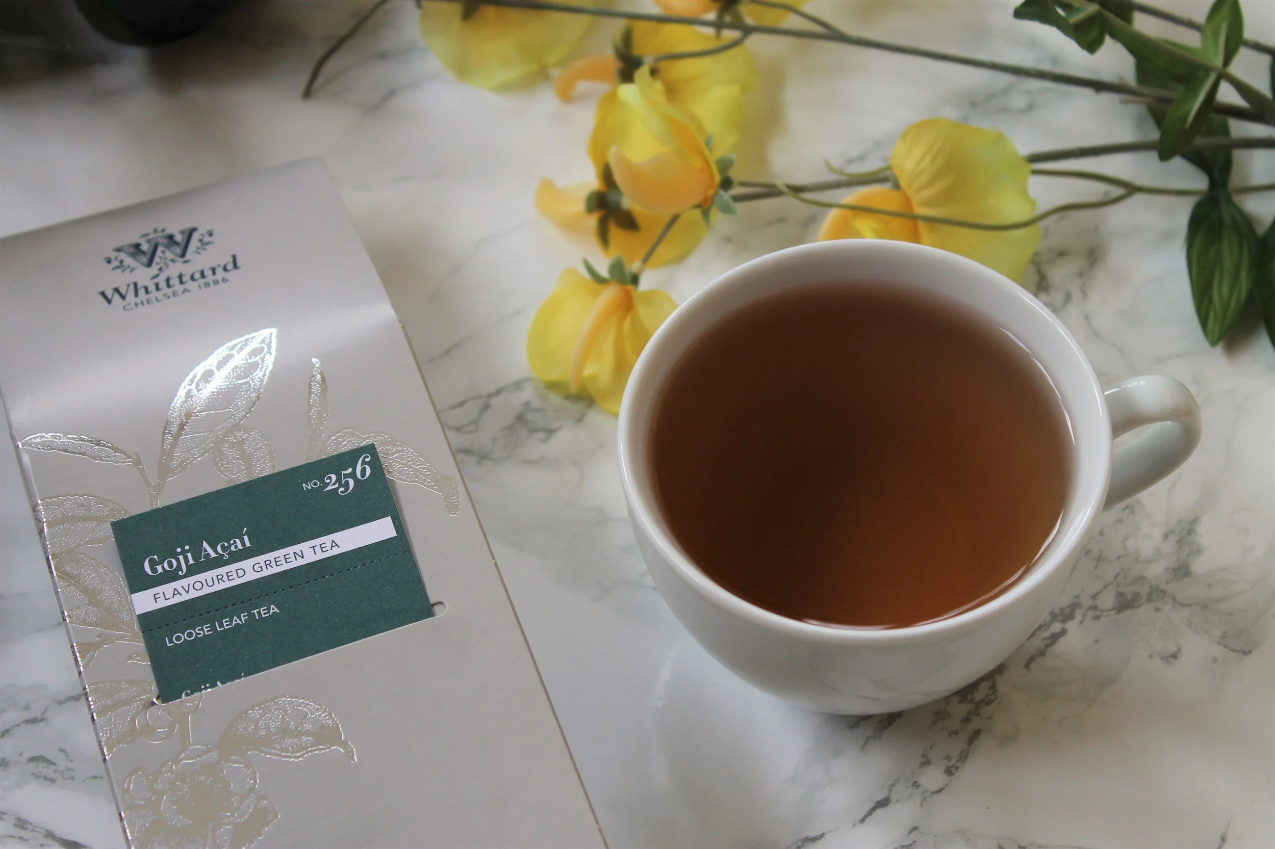 whittard acai goji green tea pouch