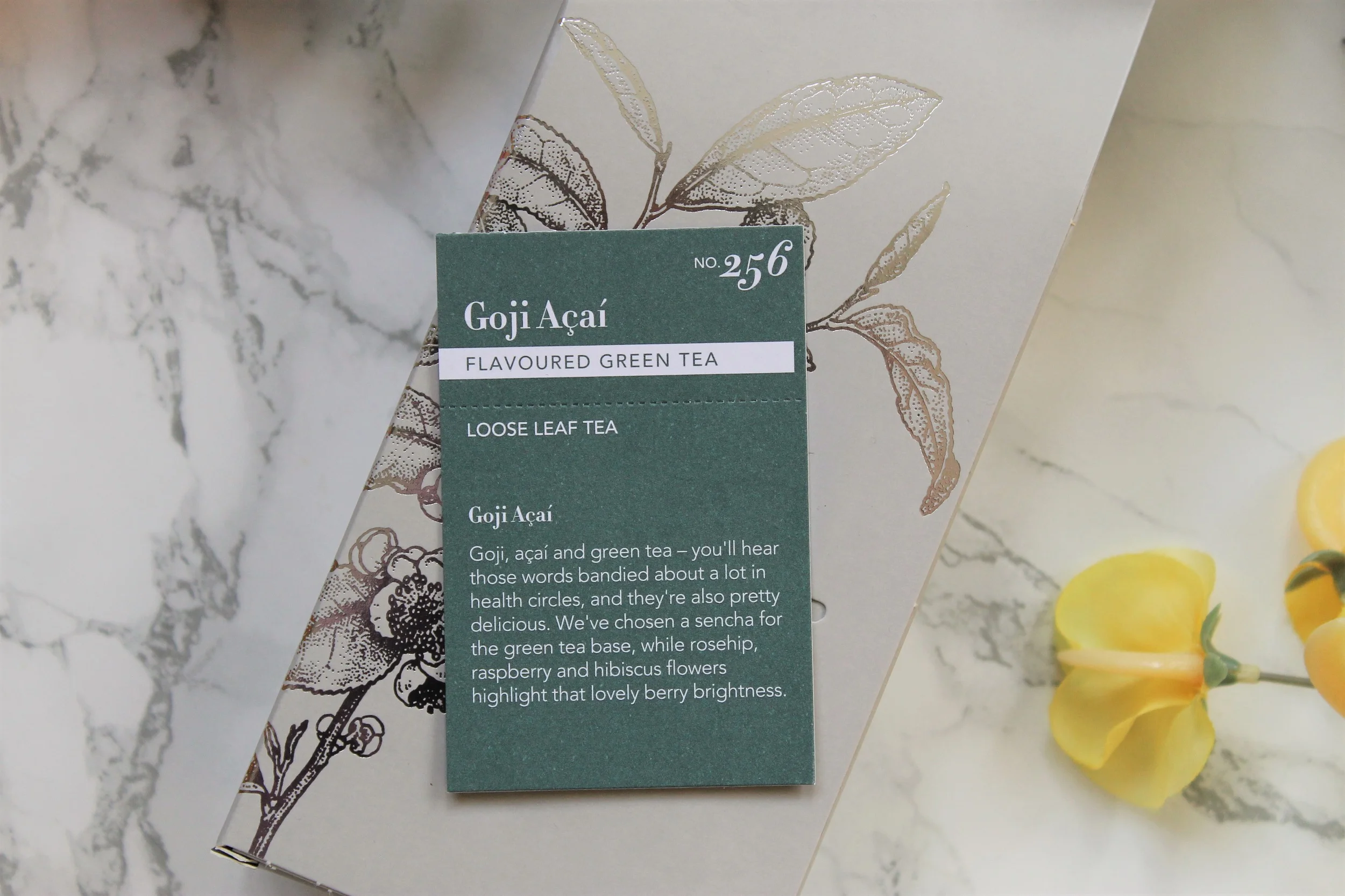 whittard goji acai green tea description