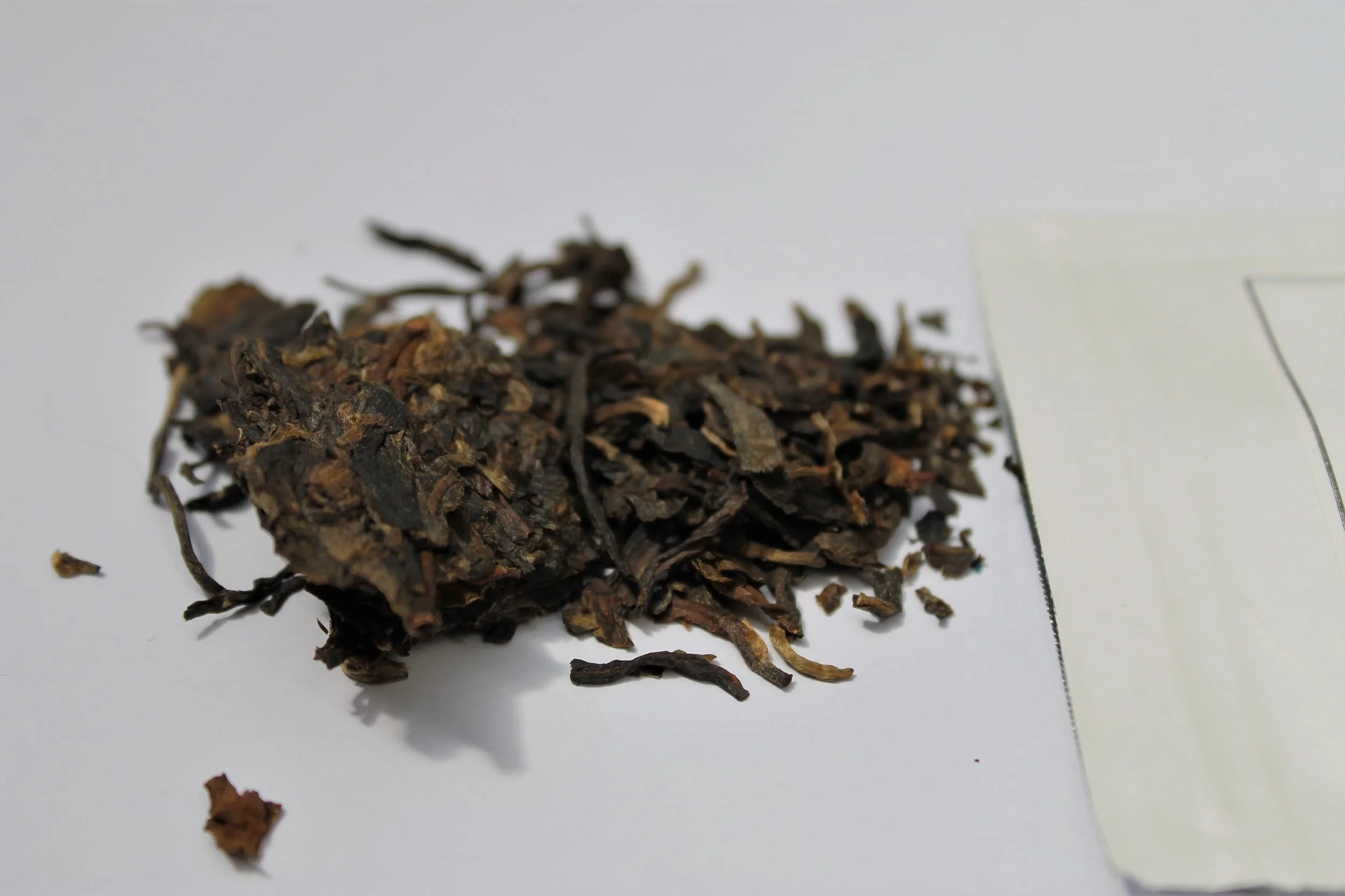 craftedleaf raw puerh sample