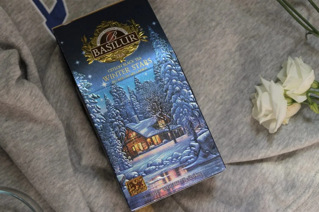 basilur winter stars tea pouch