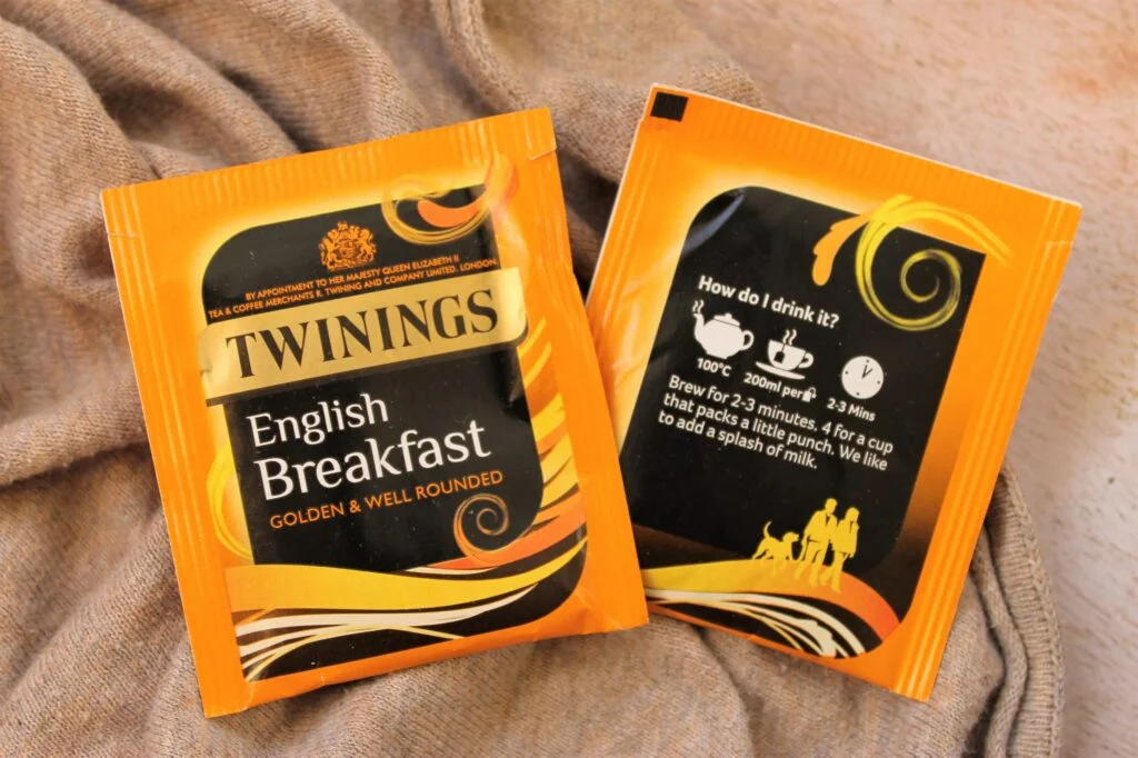 individual english breakfast tea bags