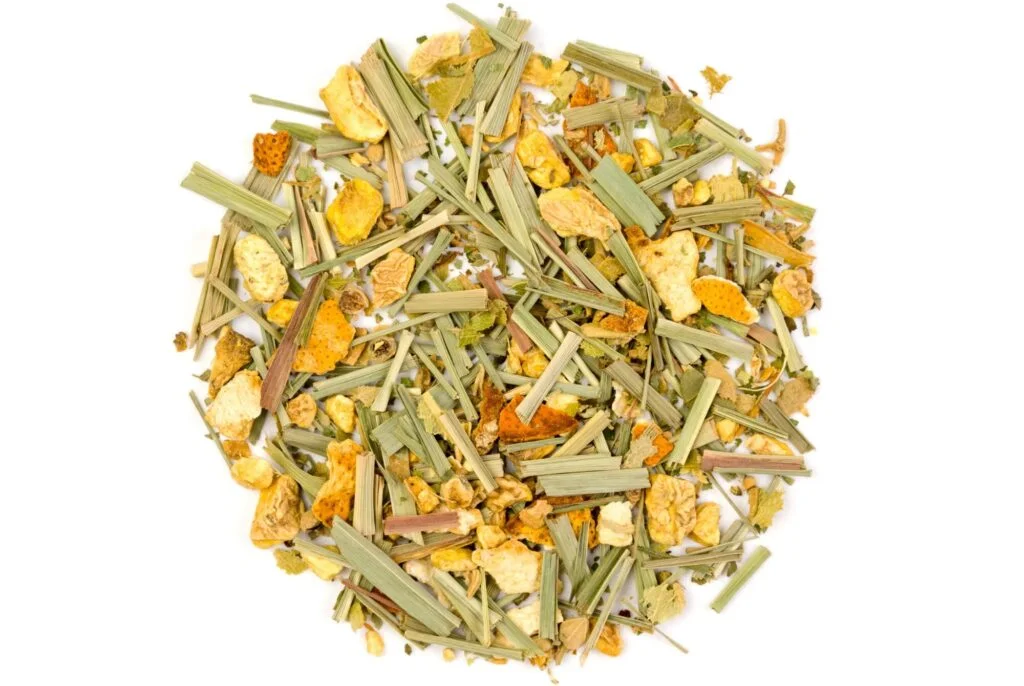lemon ginger loose tea leaves