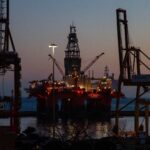 oil rig in the Tenerife