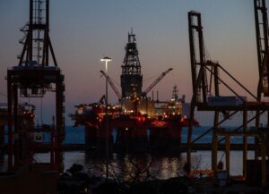 oil rig in the Tenerife