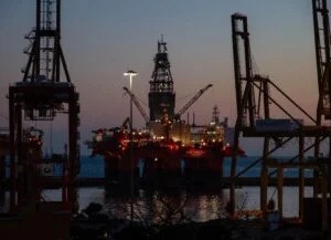 oil rig in the Tenerife
