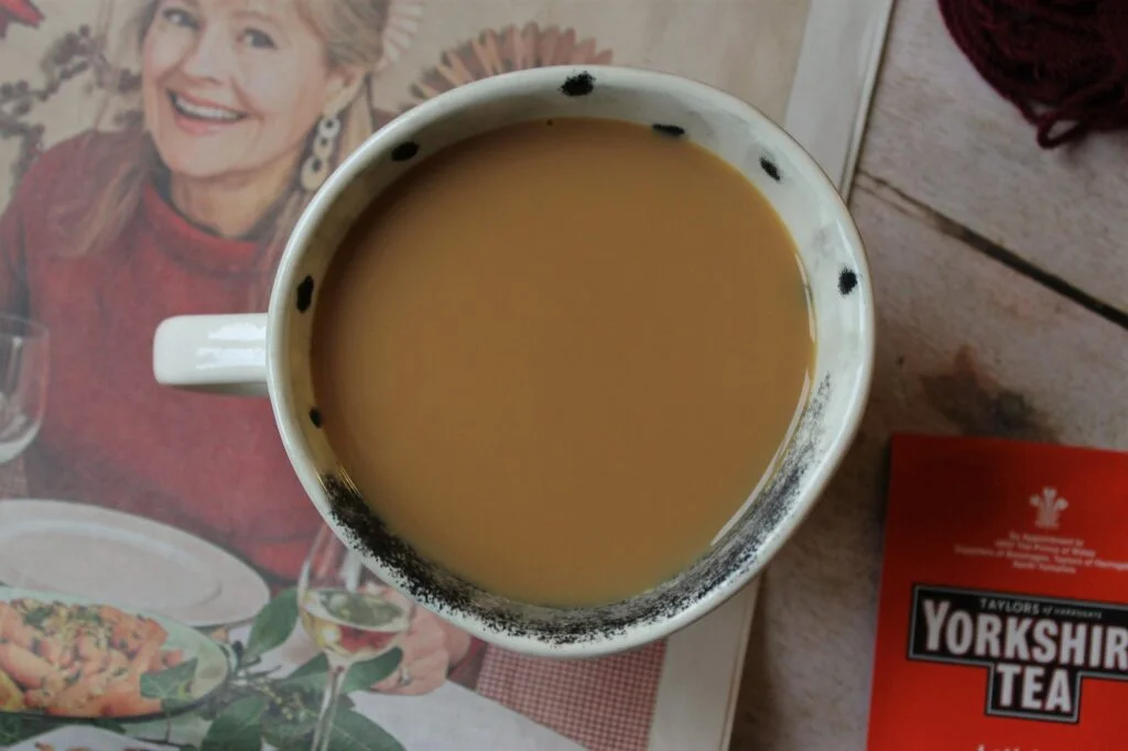 yorkshire black tea with milk