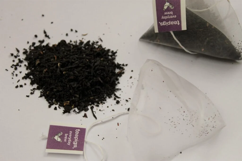 black tea pyramid teabag