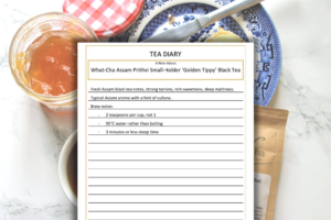 Tea Diary Template - Additional Notes