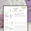 flavoured tea review template