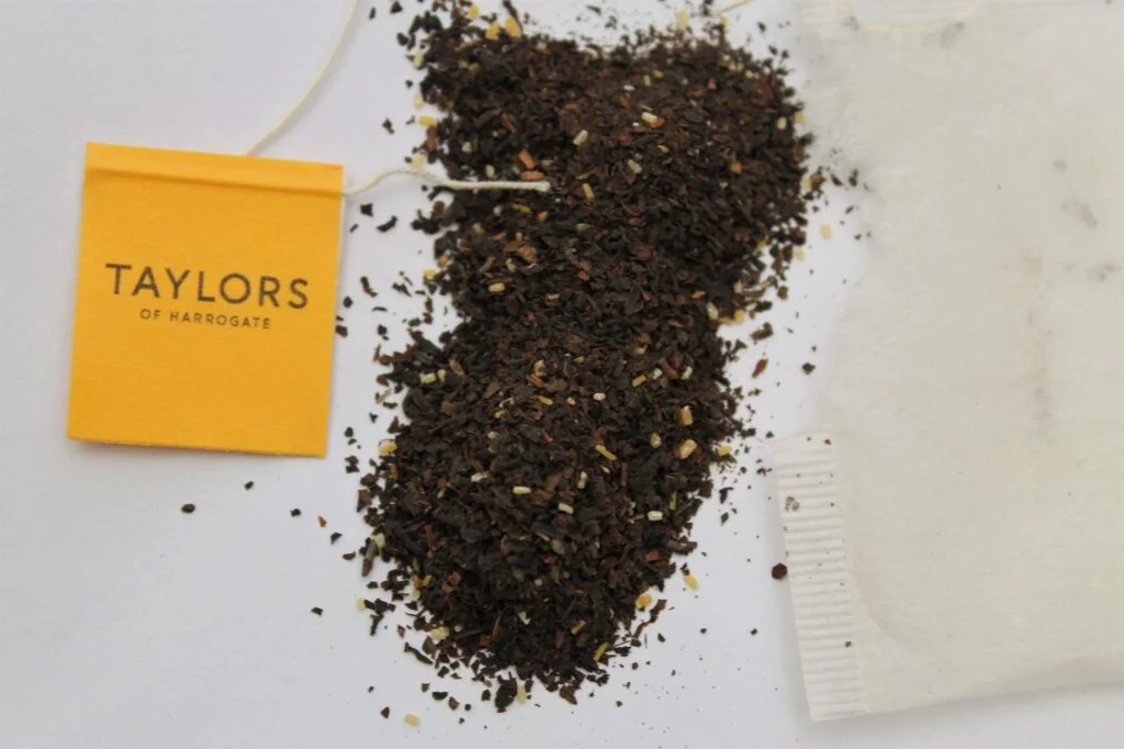 black tea with lemon and orange flavouring