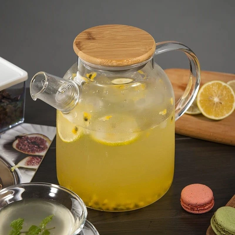 eden willow large glass teapot