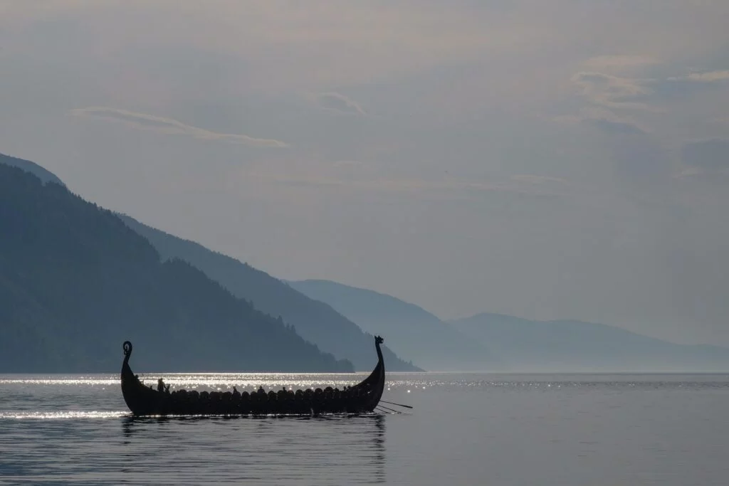 viking boat in norway