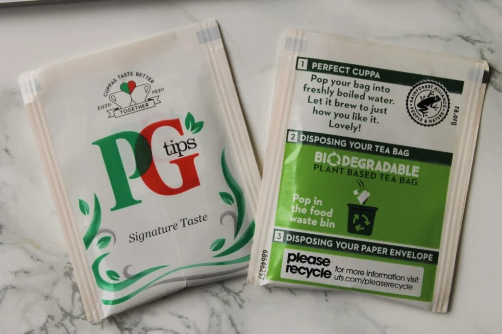 pg tips paper teabags