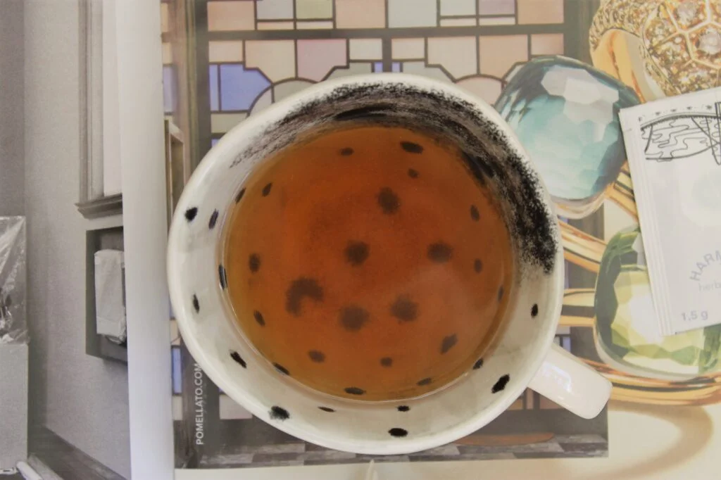 hot cup of harmony herbal tea