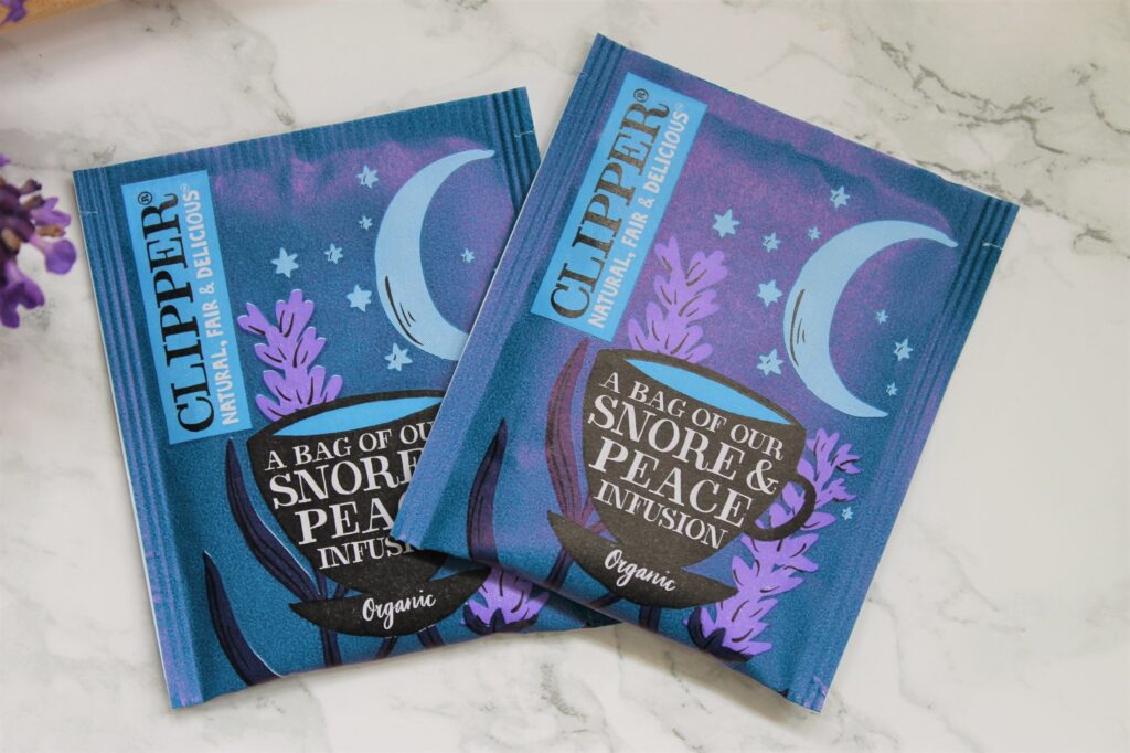 clipper organic snore and peace teabags