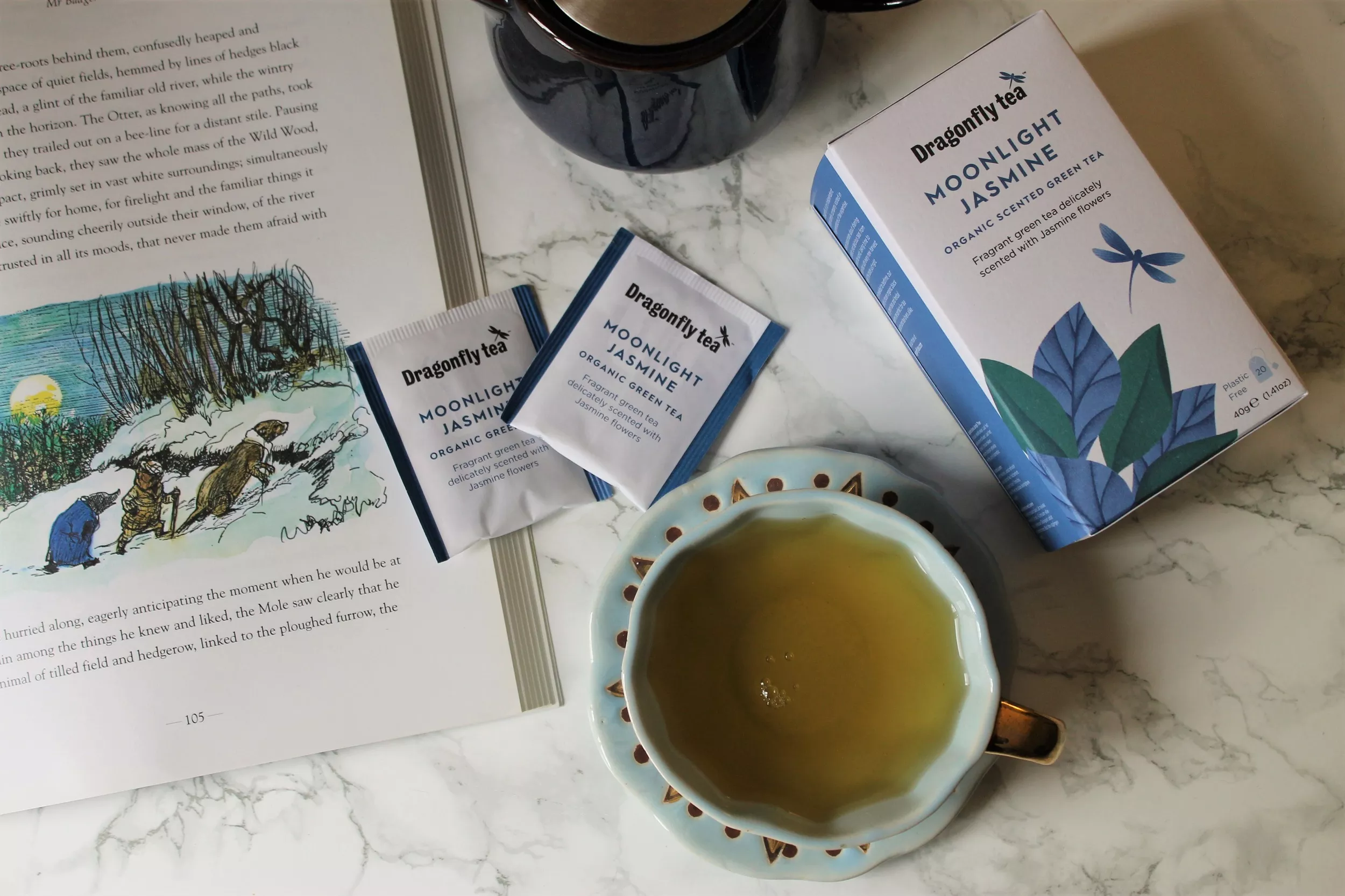 Dragonfly Tea Moonlight Jasmine Tea Review IW Blog