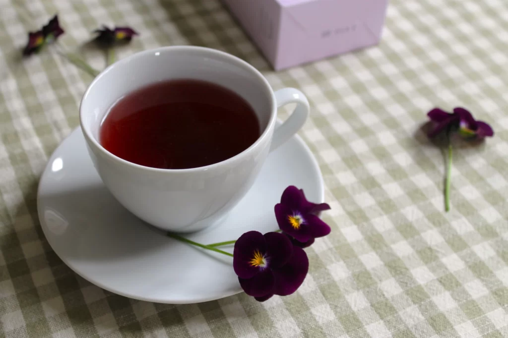 nectar and leaf wild violet herbal tea