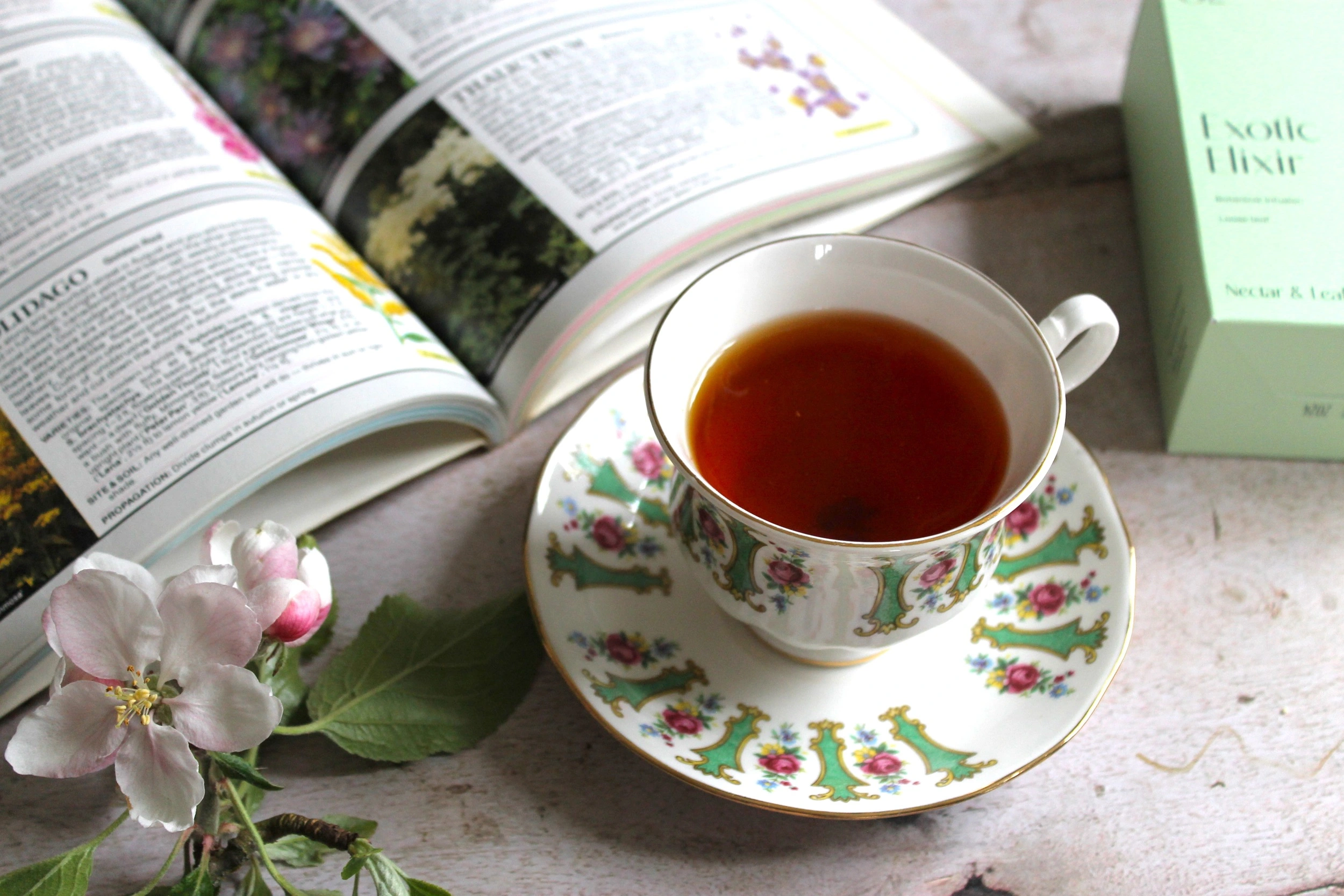 nectar and leaf herbal teas