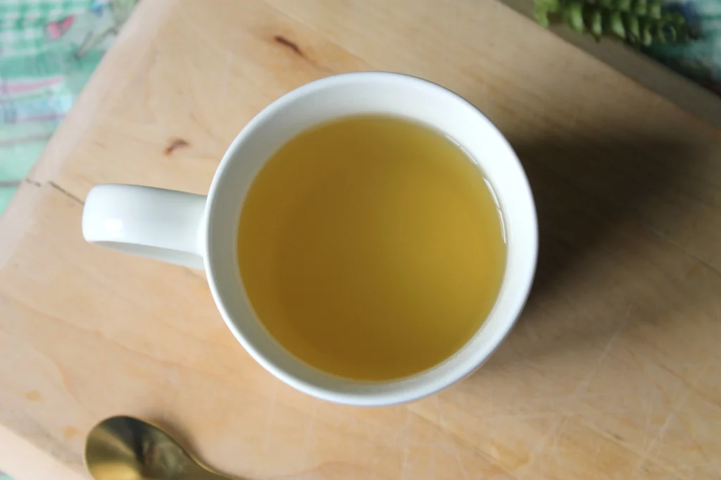 cup of chinese green tea