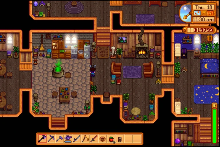 Stardew Valley House Design: Wizard’s Chaos (No Mods)