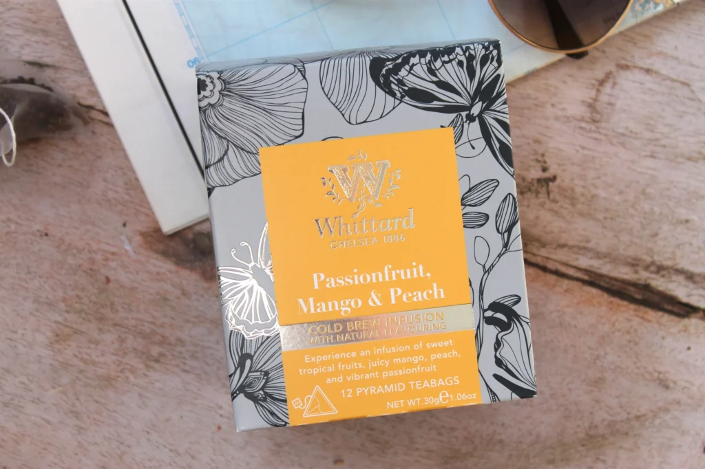 whittard passionfruit mango peach cold brew teabags