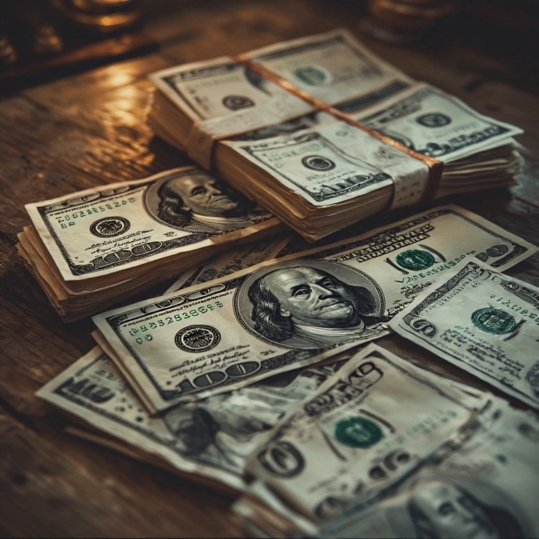 stack of money