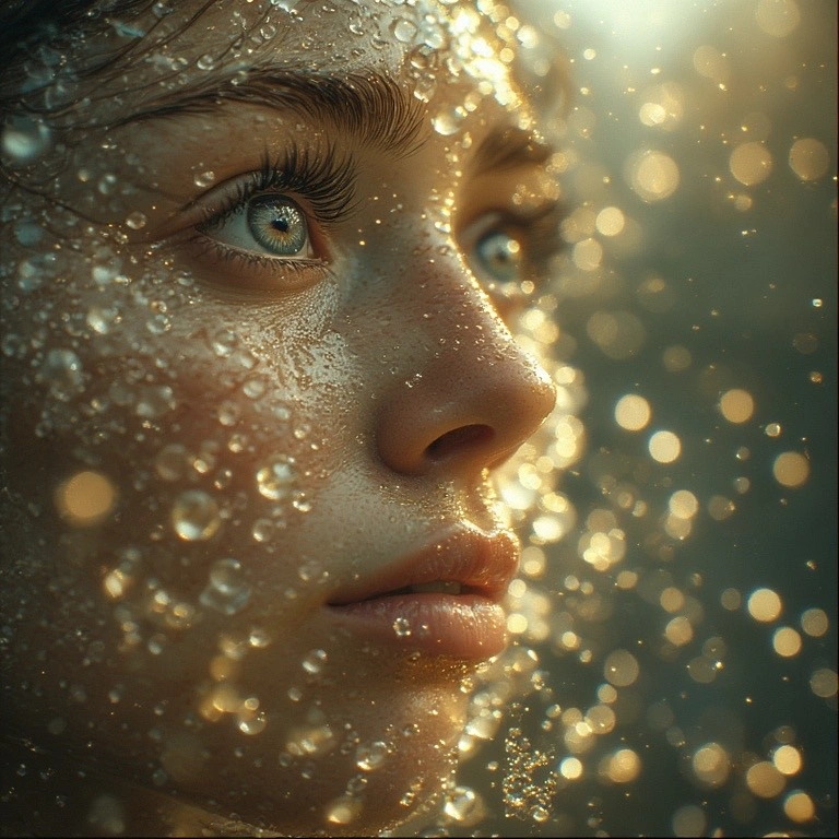 woman looking hopeful