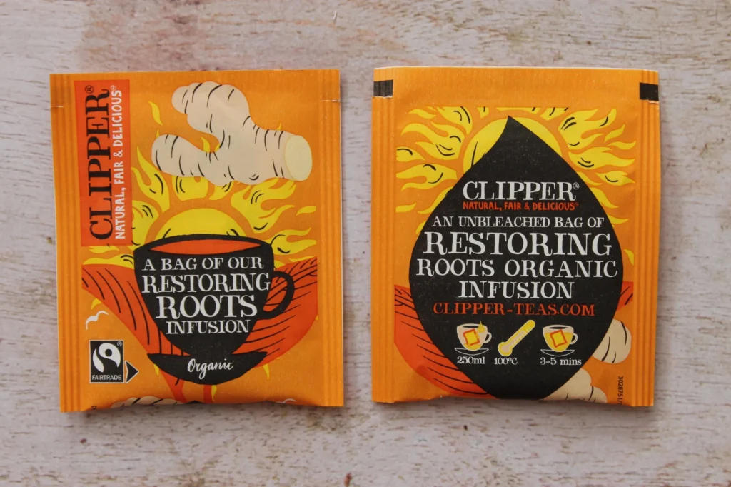 clipper restoring roots teabags