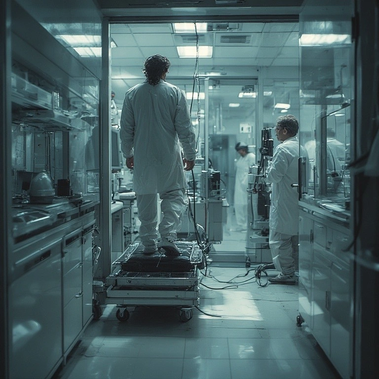 scientists exploring walking