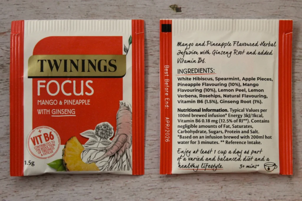 twinings focus teabags