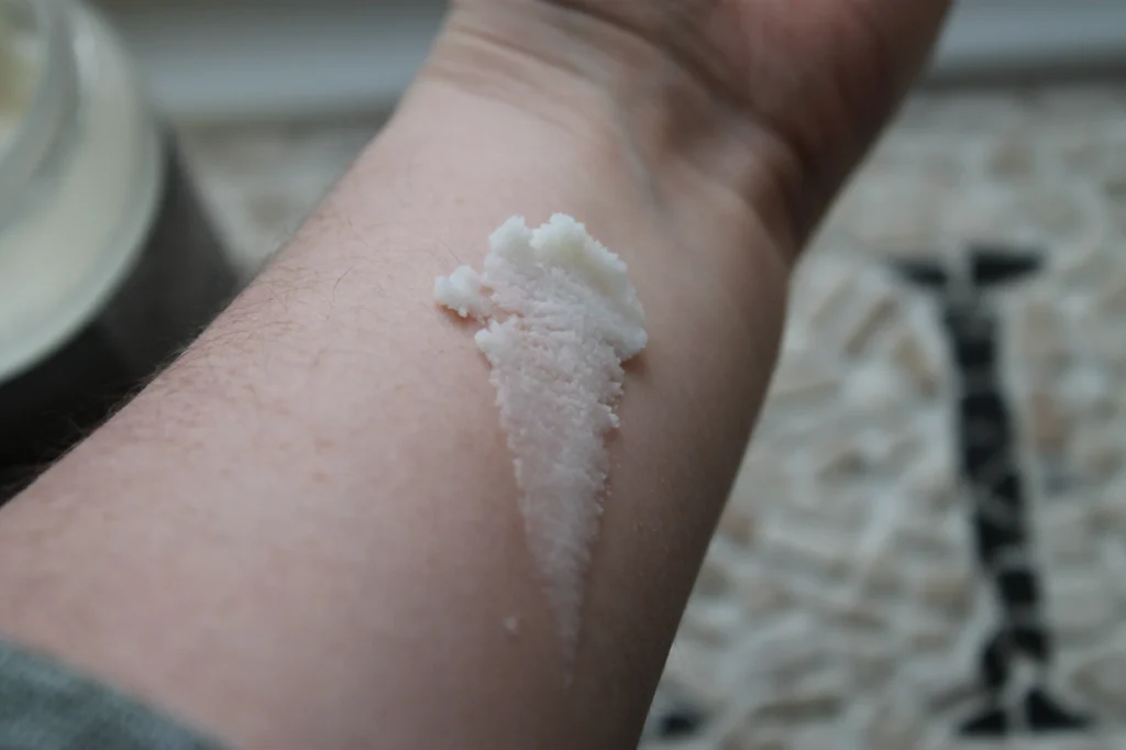 using natural shea butter as moisturiser