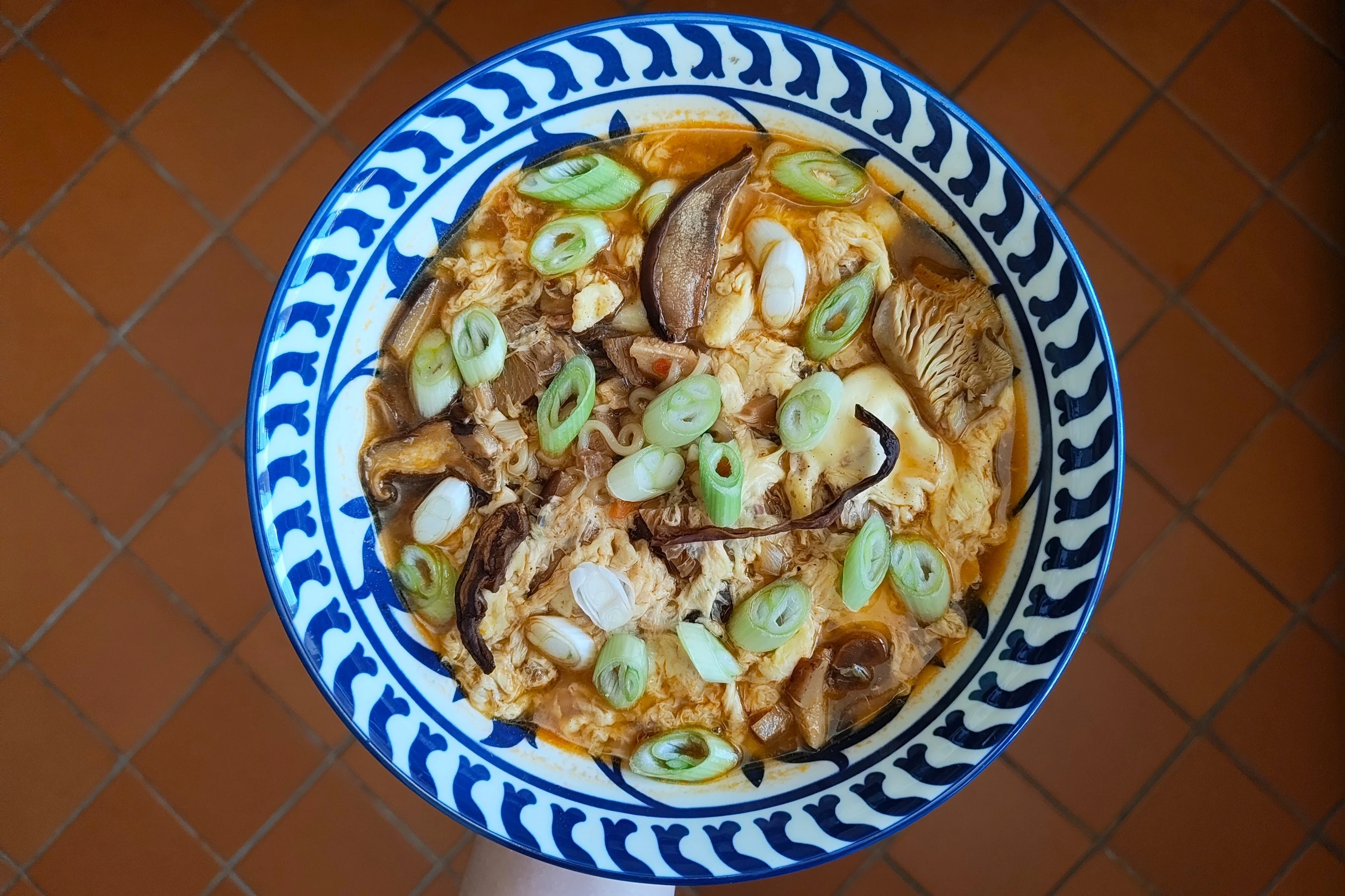 Nongshim Shin Ramyun with Dried Mushrooms Recipe
